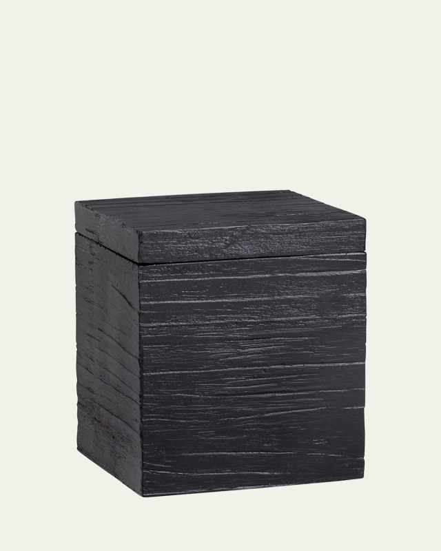 Shou Sugi Ban Resin Canister